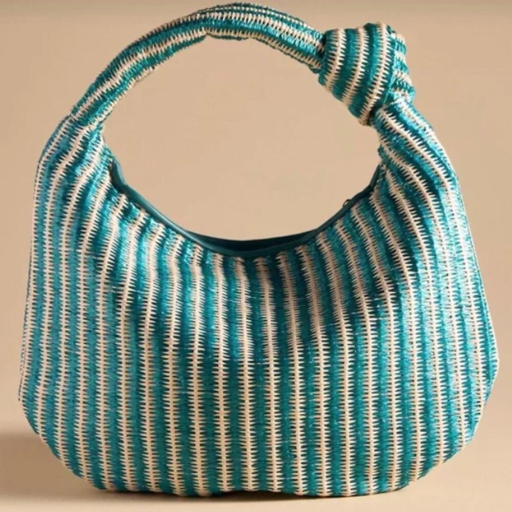 The Brigitte Satchel by Melie Bianco: Raffia Edition for Anthropologie